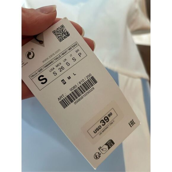 Zara one should top white size small - Picture 4 of 4